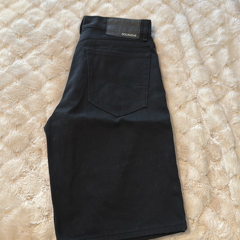 Rocawear black Jean shorts size 32 - Picture 6 of 7